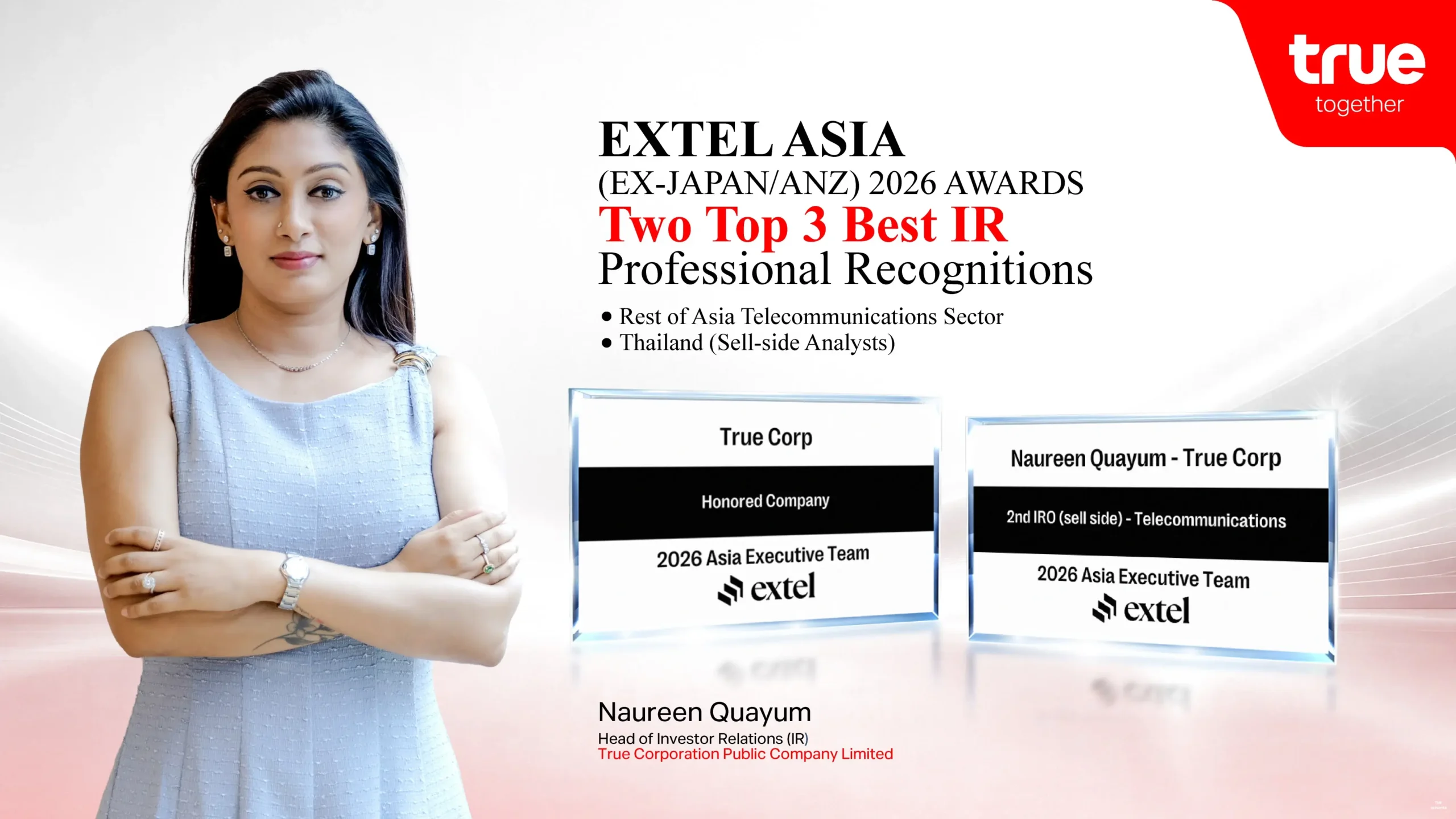 True IR Wins Top Extel & IAA Awards for Market Trust