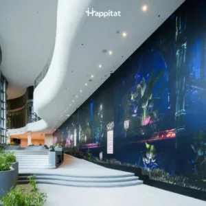 Happitat Unveils Huge Indoor Digital Display with Immersive Shows