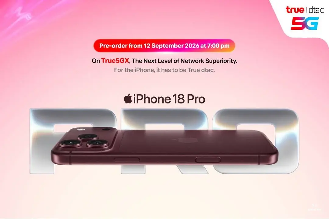 True-dtac 5G Offers iPhone 18 Lineup and New Apple Devices