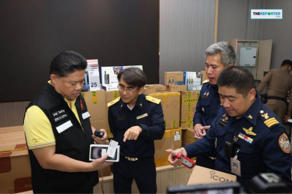 กสทช. ลุยจับ “วอเถื่อน” ล็อตยักษ์ 2 หมื่นเครื่อง ทลายโกดังพระราม 2