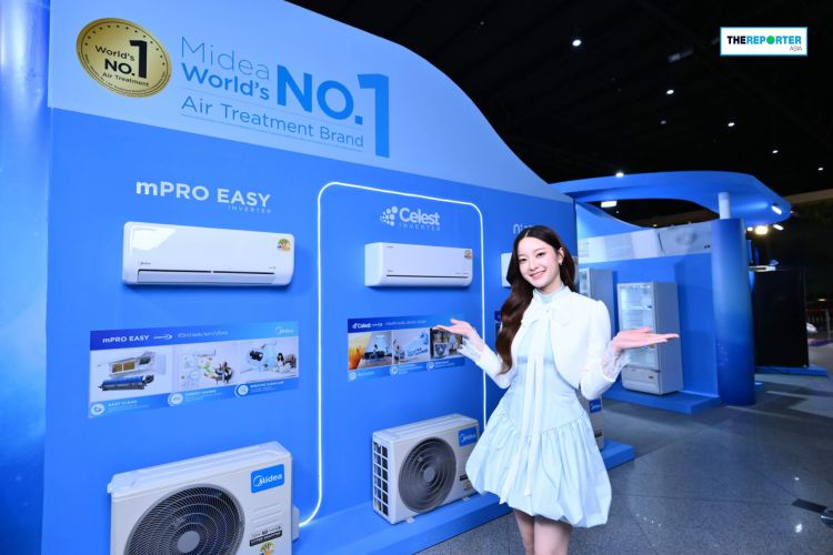 Midea ดึง อิ๊งค์ วรันธร บุกเมืองใหญ่ ปั้นยอดขายทะลุเป้า 3,500 ล้านบาท