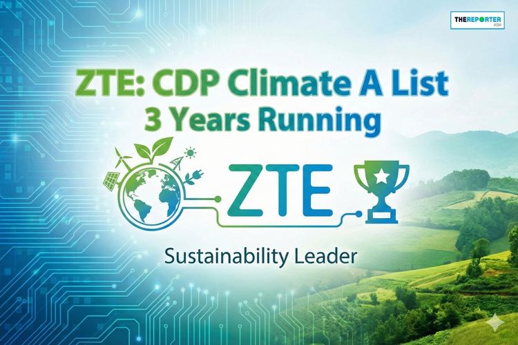 ZTE ผงาดคว้าแชมป์ความยั่งยืนระดับโลก Climate A List สามปีซ้อน