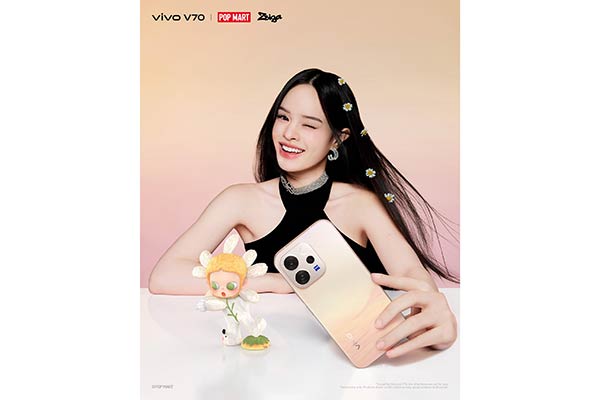 vivo เผยโฉม V70 สีไฮไลต์ ‘Golden Hour’ พร้อมส่งภาพแฟชั่นเซ็ตสุดป๊อปกับ ‘แอลลี่ อชิรญา’