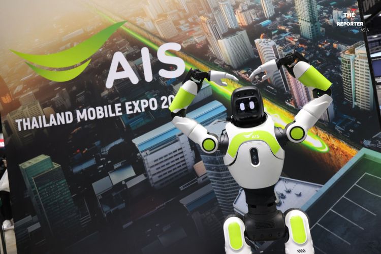 AIS เปิดตัว น้องจีจี้ หุ่นยนต์บริการ AI อัจฉริยะตัวแรก ที่งานโมบายเอ็กซ์โป