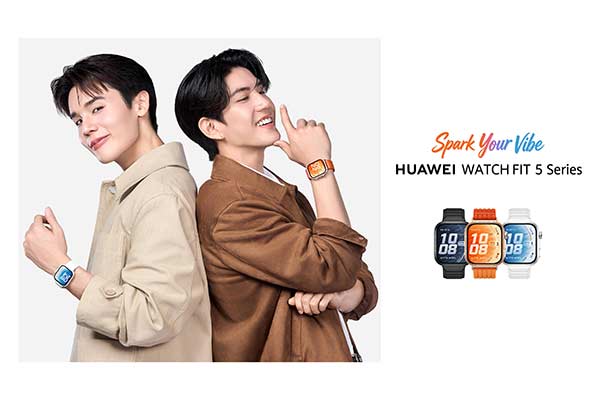 หัวเว่ยดึง “จิมมี่-ซี” นั่งแท่น “เซเลบริตี้” เปิดตัวสมาร์ทวอทช์ใหม่ HUAWEI WATCH FIT 5 Series