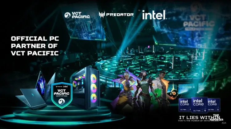 Predator x Intel ชวนแฟน VALORANT ลุ้นบินเชียร์ VCT Pacific ที่ปูซาน
