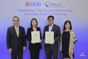 ยูโอบี ประเทศไทย สนับสนุนสินเชื่อโครงการสีเขียว 1.65 พันล้านบาทให้ SP Group