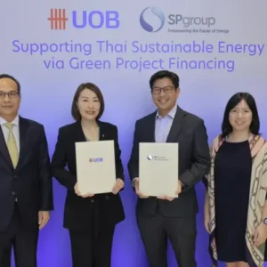 ยูโอบี ประเทศไทย สนับสนุนสินเชื่อโครงการสีเขียว 1.65 พันล้านบาทให้ SP Group