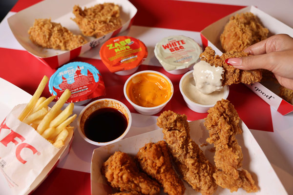 KFC เปิดตัว ดิปซอส 3 รสใหม่ เจาะเทรนด์คนคลั่งซอส