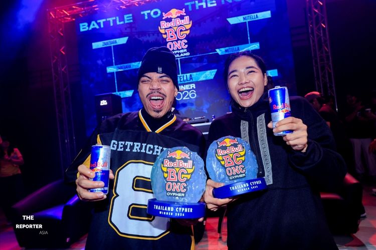 Red Bull BC One Thailand 2026 ได้ B-Boy Tflow และ B-Girl Nutella คว้าแชมป์