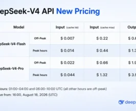 DeepSeek V4 ประกาศปรับโครงสร้างราคา API เริ่มใช้ 16 ส.ค. นี้