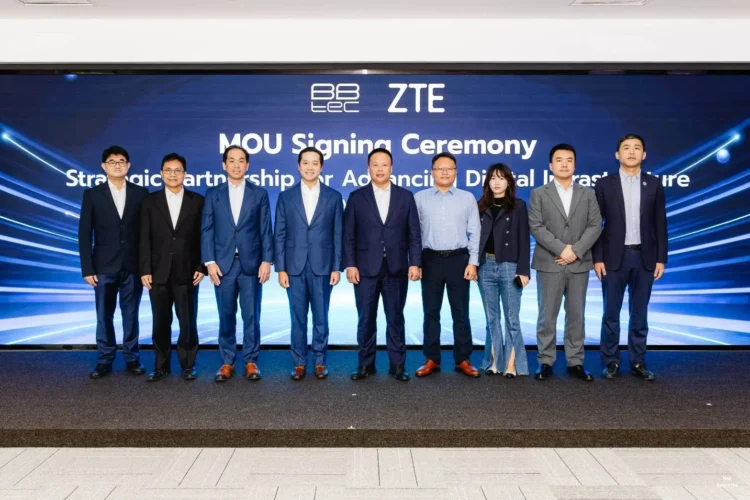 ZTE จับมือ BBTEC เซ็น MOU ลุย AI โครงสร้างดิจิทัลและดาต้าเซ็นเตอร์