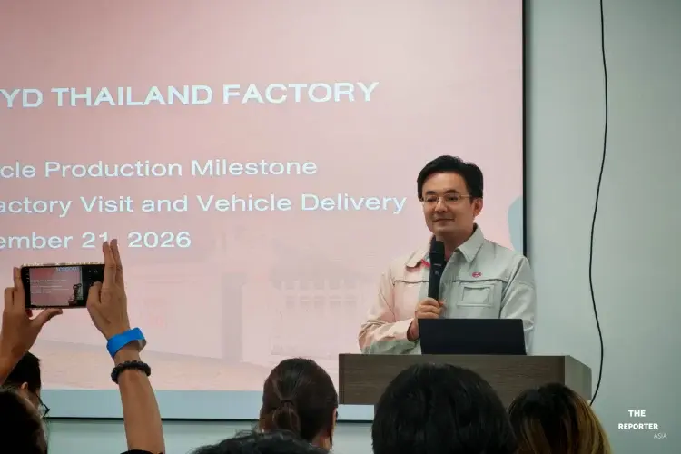 BYD จับมือเรเว่ ฉลองผลิตรถยนต์ไฟฟ้าทะลุแสนคันในไทย