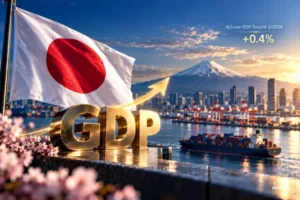 ญี่ปุ่นเผย GDP ไตรมาส 2/2026 ขยายตัว 0.4% ปรับเพิ่มแตะ 1.4% ต่อปี