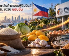 PSA เผยราคาสินค้าเกษตรฟิลิปปินส์ ก.ย. 2026 ข้าว-ผักขยับขึ้น