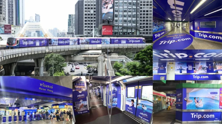 Trip.com เปิดแคมเปญ ‘ทริปปึ้ง ไม่มีแป้ก’ ยึดบีทีเอสชูราคาโปร่งใส