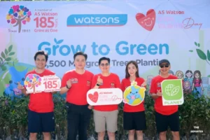 วัตสัน ฉลอง 185 ปี เอเอส วัตสัน กรุ๊ป ลุยปลูกป่าชายเลน 18,500 ต้น ฟื้นระบบนิเวศ