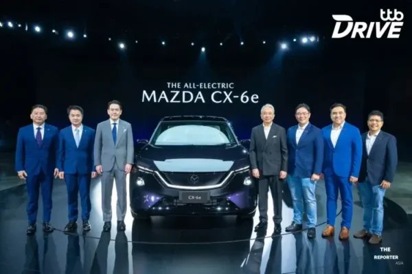 ทีทีบีไดรฟ์ หนุนตลาด EV โต ผนึก Mazda อัดแคมเปญรับ CX-6e ดอกเบี้ย 1.88%