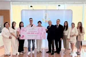 แอดวานซ์คาเบลโล่ มอบ 1 แสนบาท หนุนมูลนิธิศูนย์สิริกิติ์ฯ สู้วิกฤตมะเร็งเต้านม
